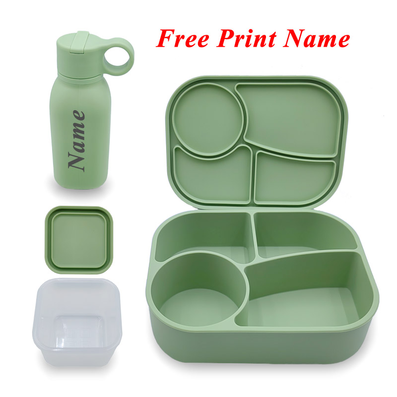Baby Food Hero - Personalized Name Silicone Lunch Bento Box