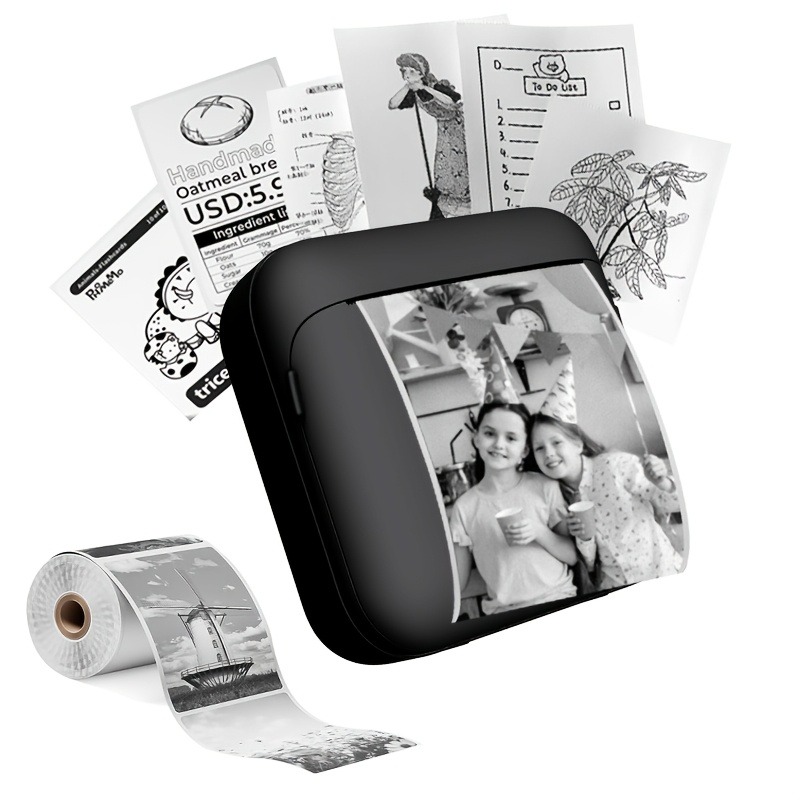 Baby Food Label - Portable Mini Thermal Printer Set, USB