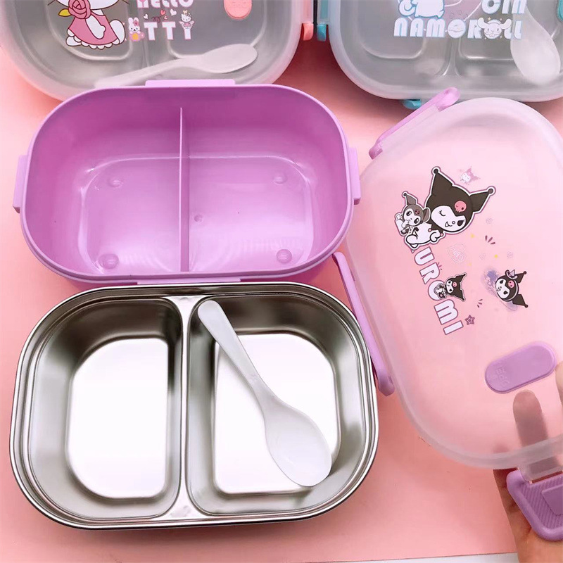 Sanrio's new Hello Kitty cute  - đánh giá và giá Baby Food Containers Glass