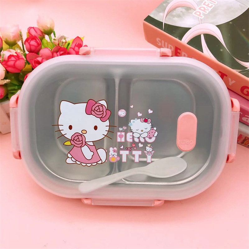 Sanrio's new Hello Kitty cute  - đánh giá và giá Baby Food Containers Glass