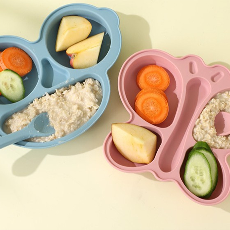2pcs Baby Butterfly Silicone D - đánh giá và giá Baby Food Tracker