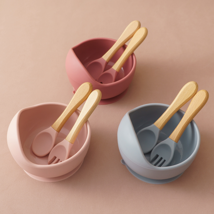 3Pcs Silicone Baby Feeding Bow - đánh giá và giá Baby Kitchen Food