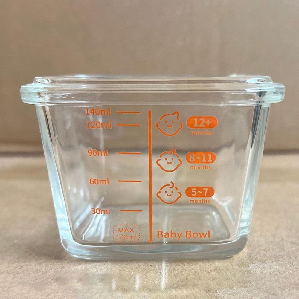 Simple 170ml Food Storage Box  - đánh giá và giá Baby Food Glass Jars