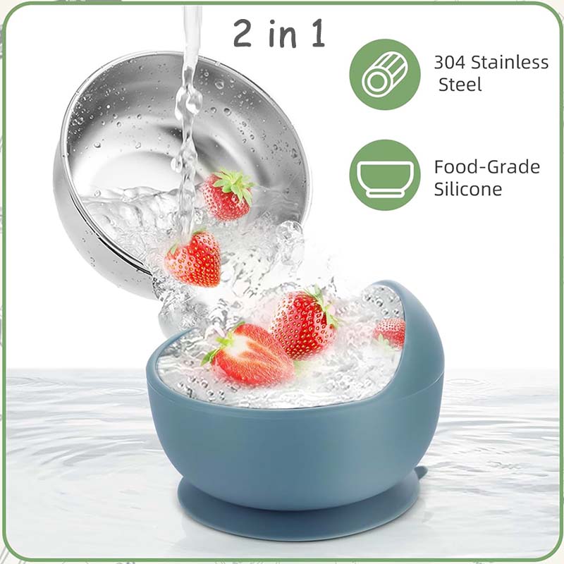3Pcs Set Baby Feeding Bowl Wit - đánh giá và giá Baby Kitchen Food
