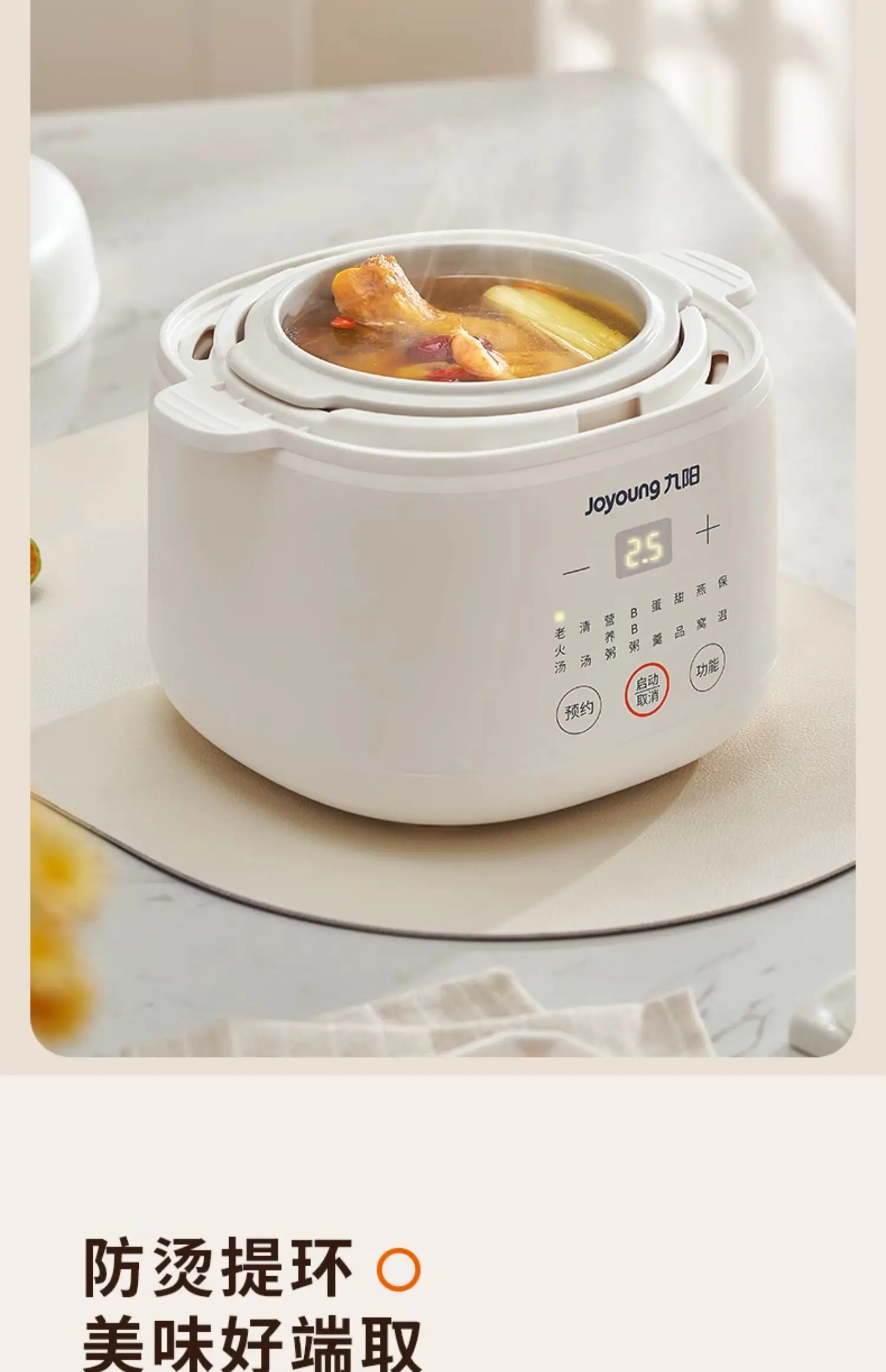 220V Electric Stewpot Ceramic  - đánh giá và giá Baby Food Steamer