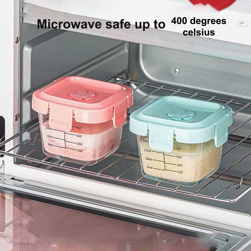 Glass Food Storage Box New 170 - đánh giá và giá Baby Food Glass Jars