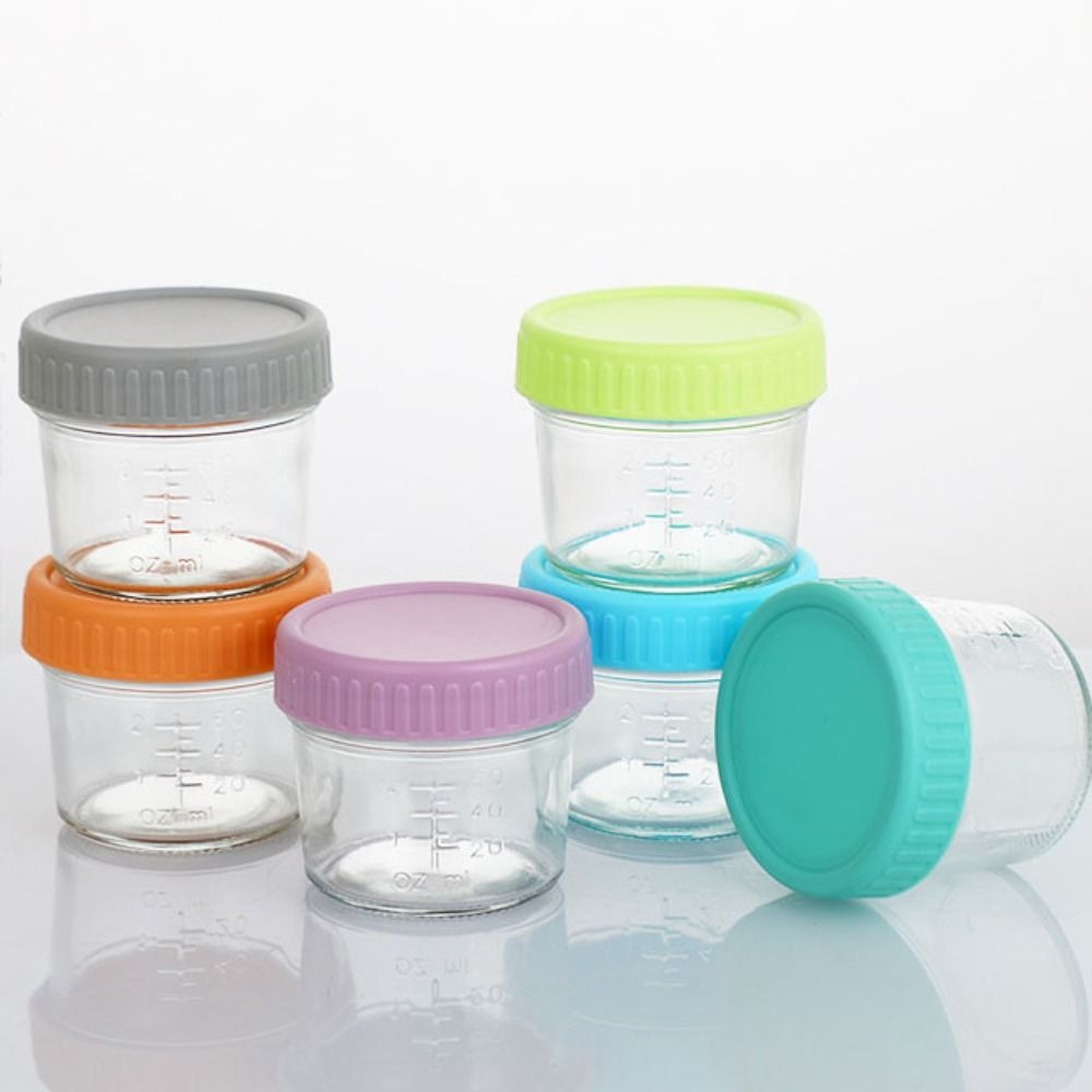 6pcs Glass Baby Food Jar Reusa - đánh giá và giá Baby Food Glass Jars