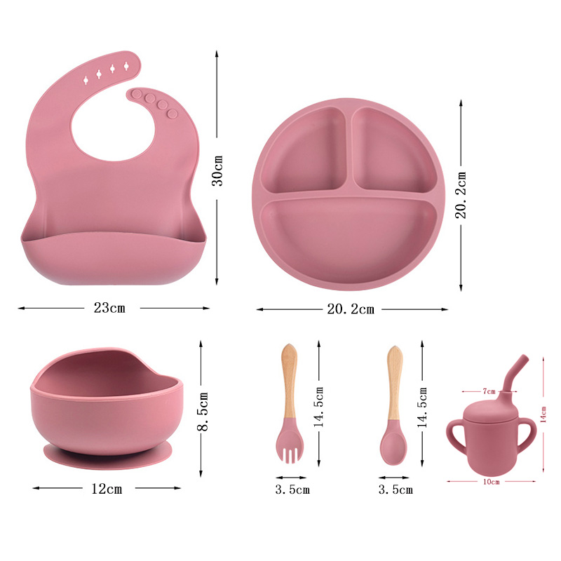 Children's silicone tableware  - đánh giá và giá Baby Food Tracker