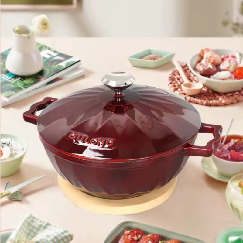 Enameled Cast Iron Dutch Oven  - đánh giá và giá Baby Food Universe
