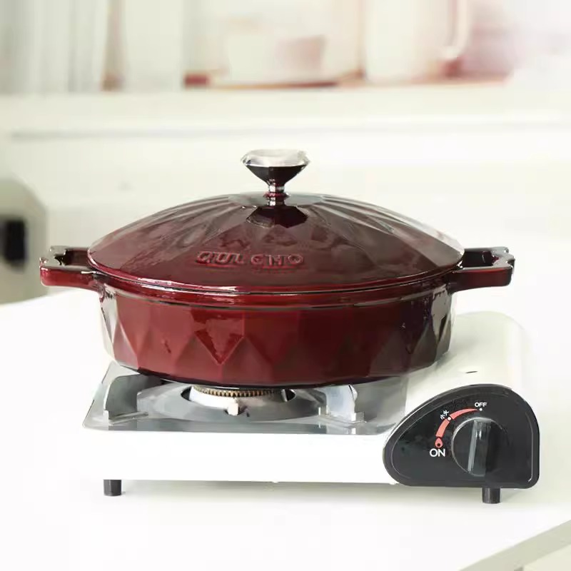 Enameled Cast Iron Dutch Oven  - đánh giá và giá Baby Food Universe