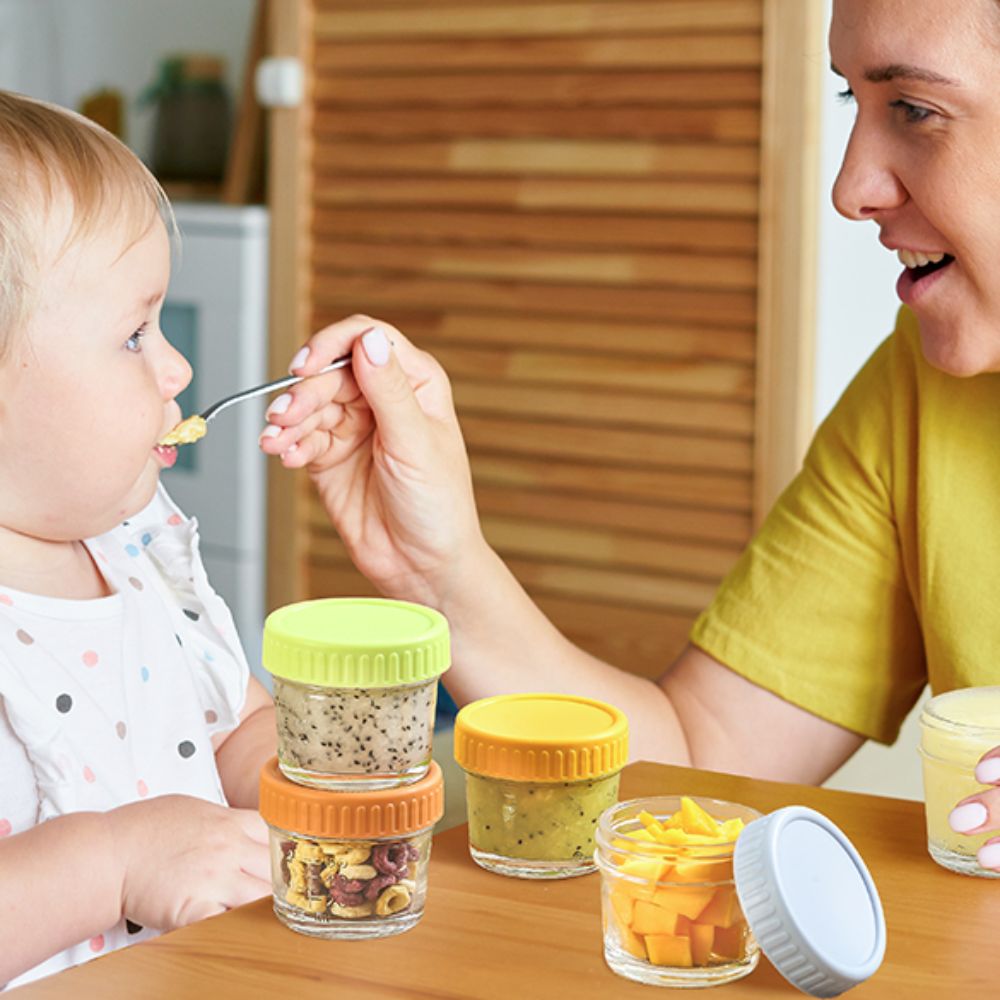 6pcs Multipurpose Glass Baby F - đánh giá và giá Baby Food Glass Jars