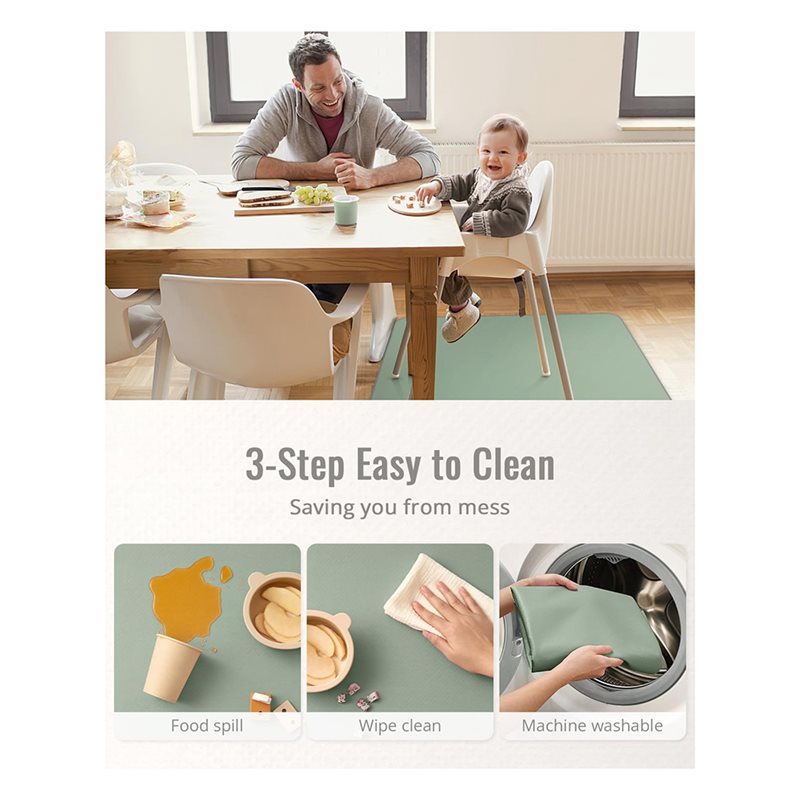 BEDW-Washable And Waterproof B - đánh giá và giá Highchair Splash Mat