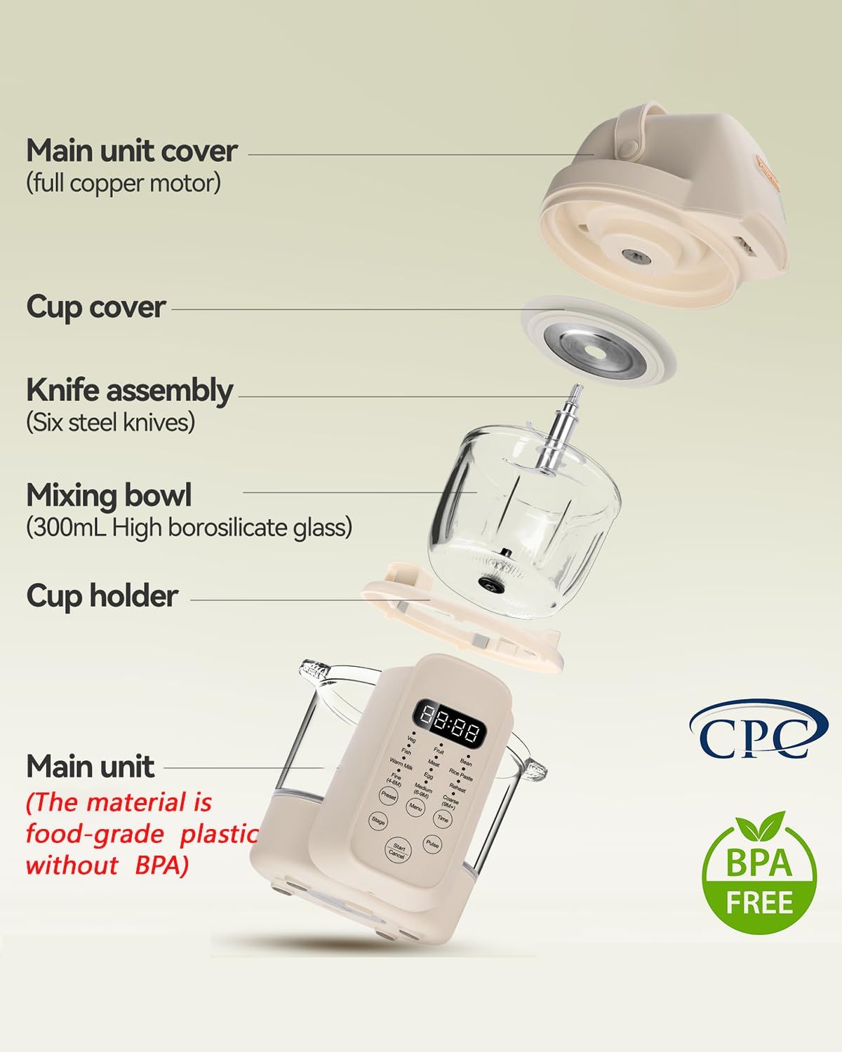 Heavy-Duty Pro 9 in 1 Baby Foo - đánh giá và giá Baby Food Steamer