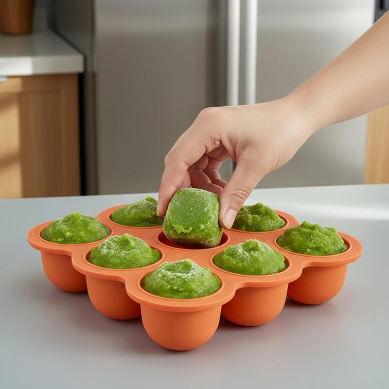 Baby Food Silicone Container 9 - đánh giá và giá Baby Food Options