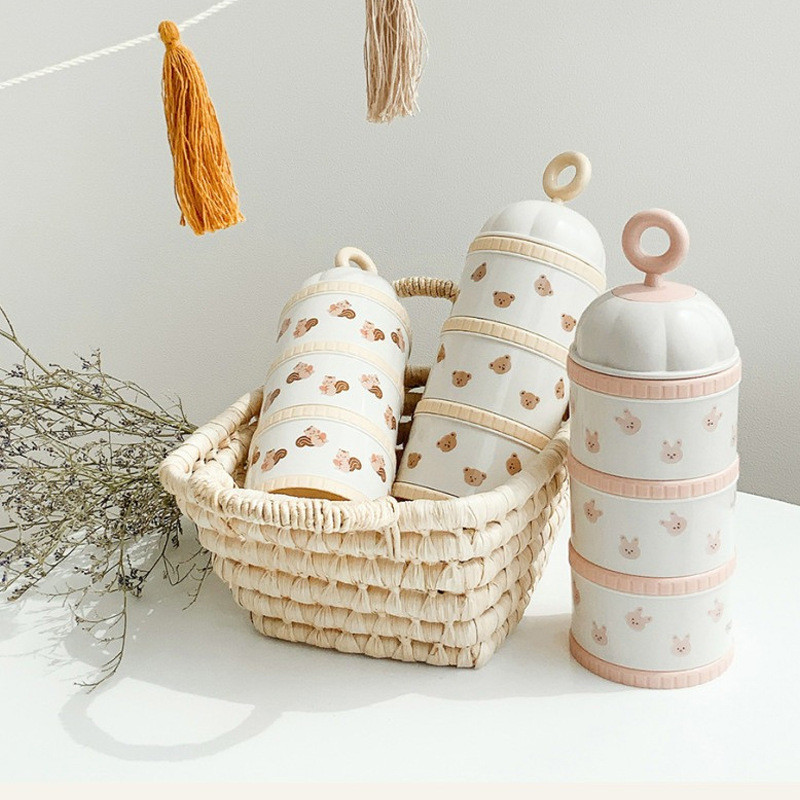 Cute Bear Milk Powder Box Baby - đánh giá và giá Baby Food Options