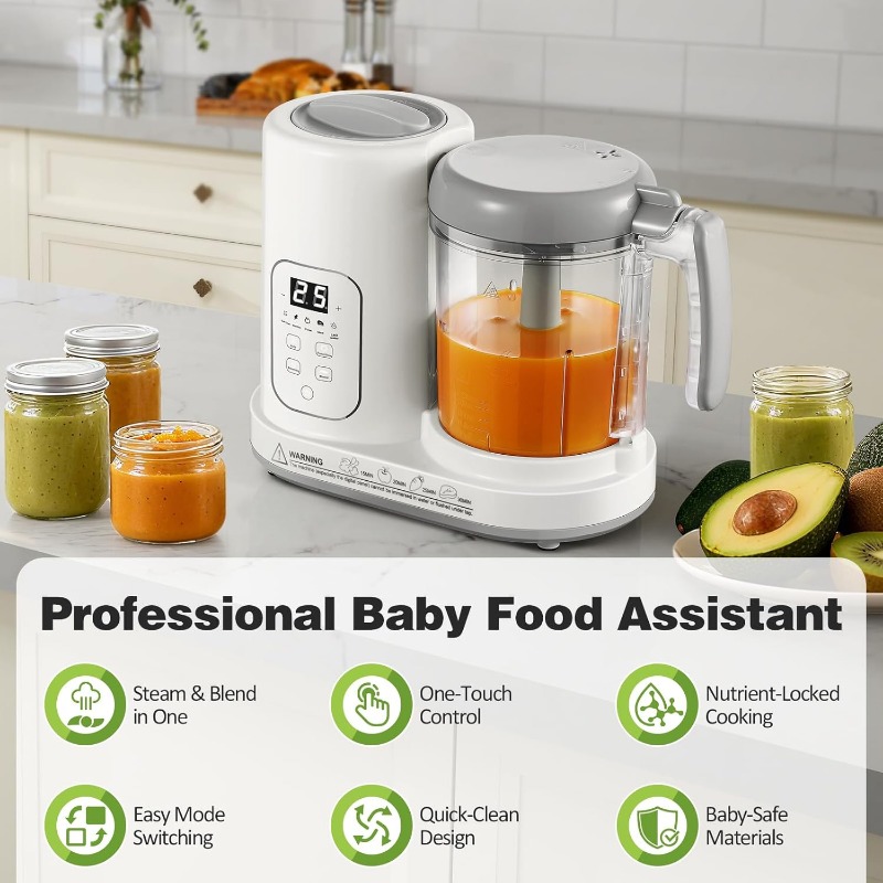 Baby Food Maker Steamer Blende - đánh giá và giá Baby Food Steamer