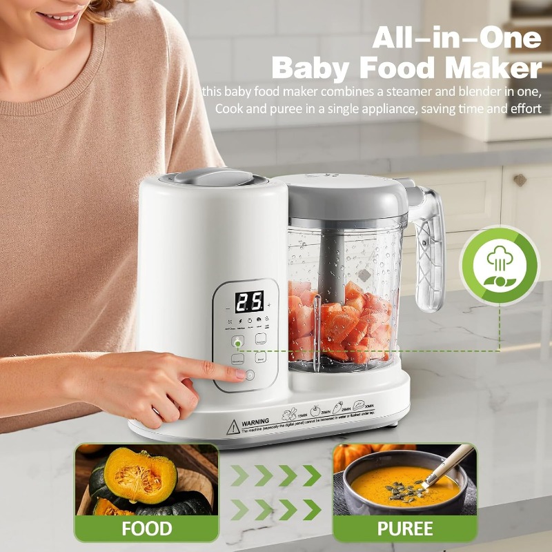 Baby Food Maker Steamer Blende - đánh giá và giá Baby Food Steamer