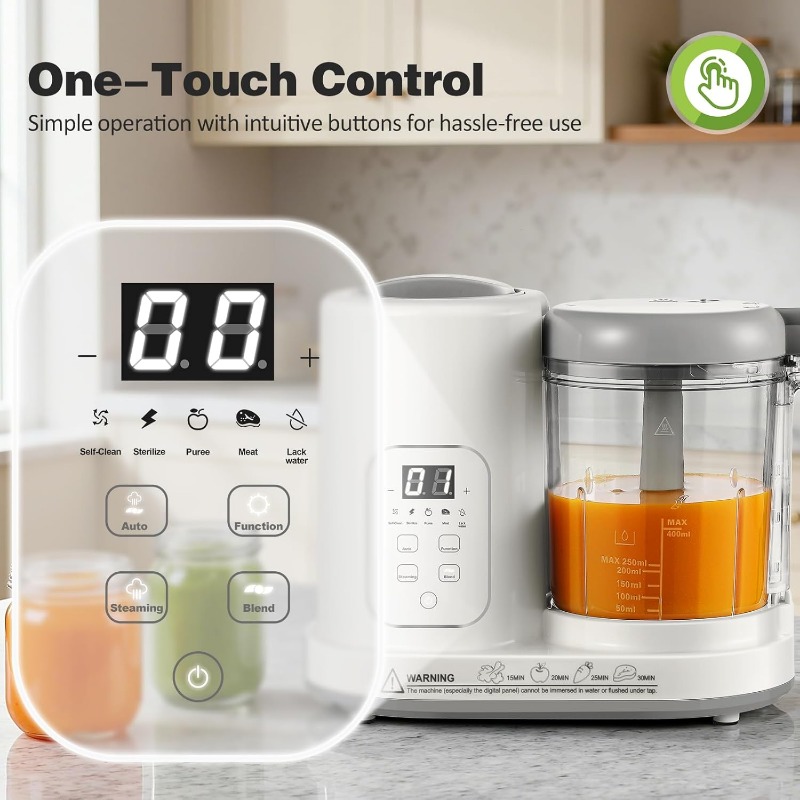 Baby Food Maker Steamer Blende - đánh giá và giá Baby Food Steamer