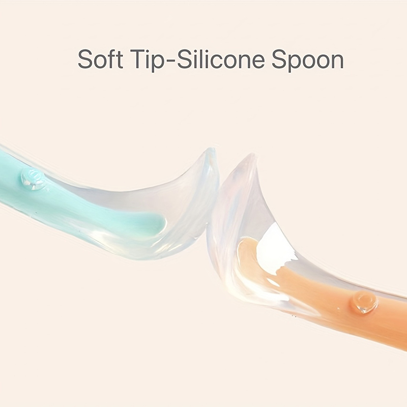 1/2pcs Soft Tip Baby Silicone  - đánh giá và giá Baby Kitchen Food