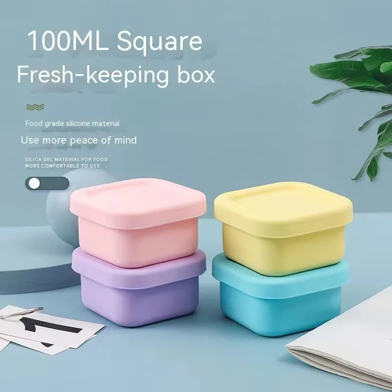 1Pc Silicone Baby Lunch Box wi - đánh giá và giá Baby Food Options