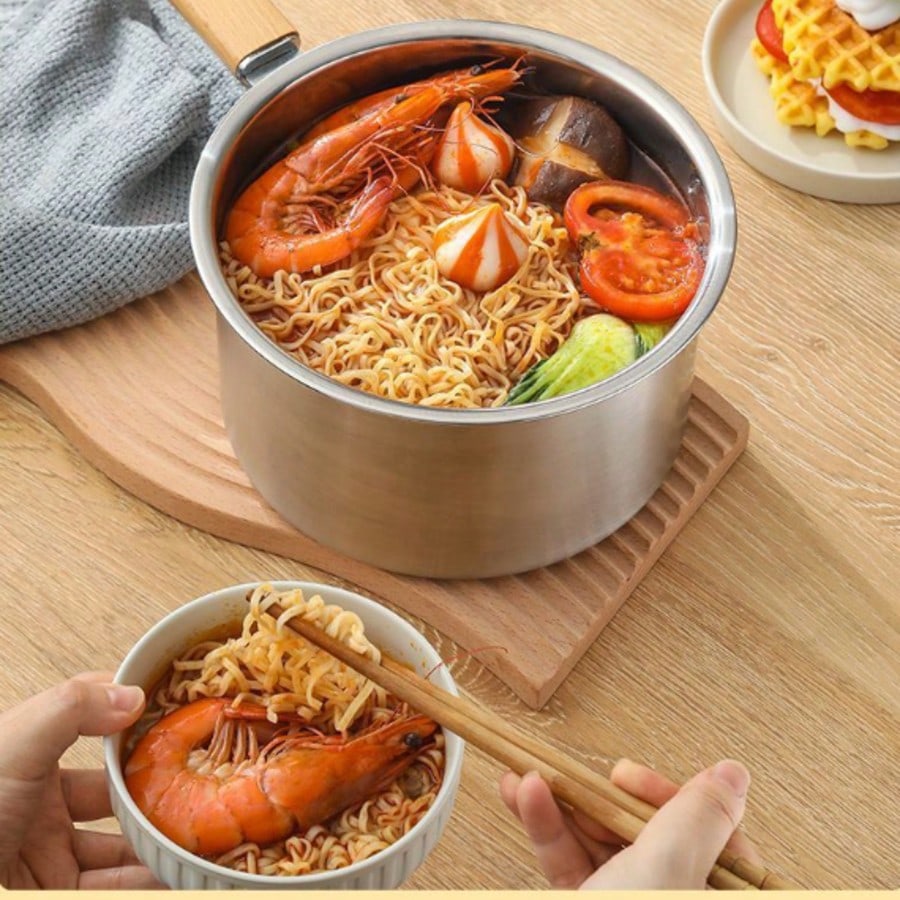 Stainless Steel Deep Frying Po - đánh giá và giá Baby Kitchen Food