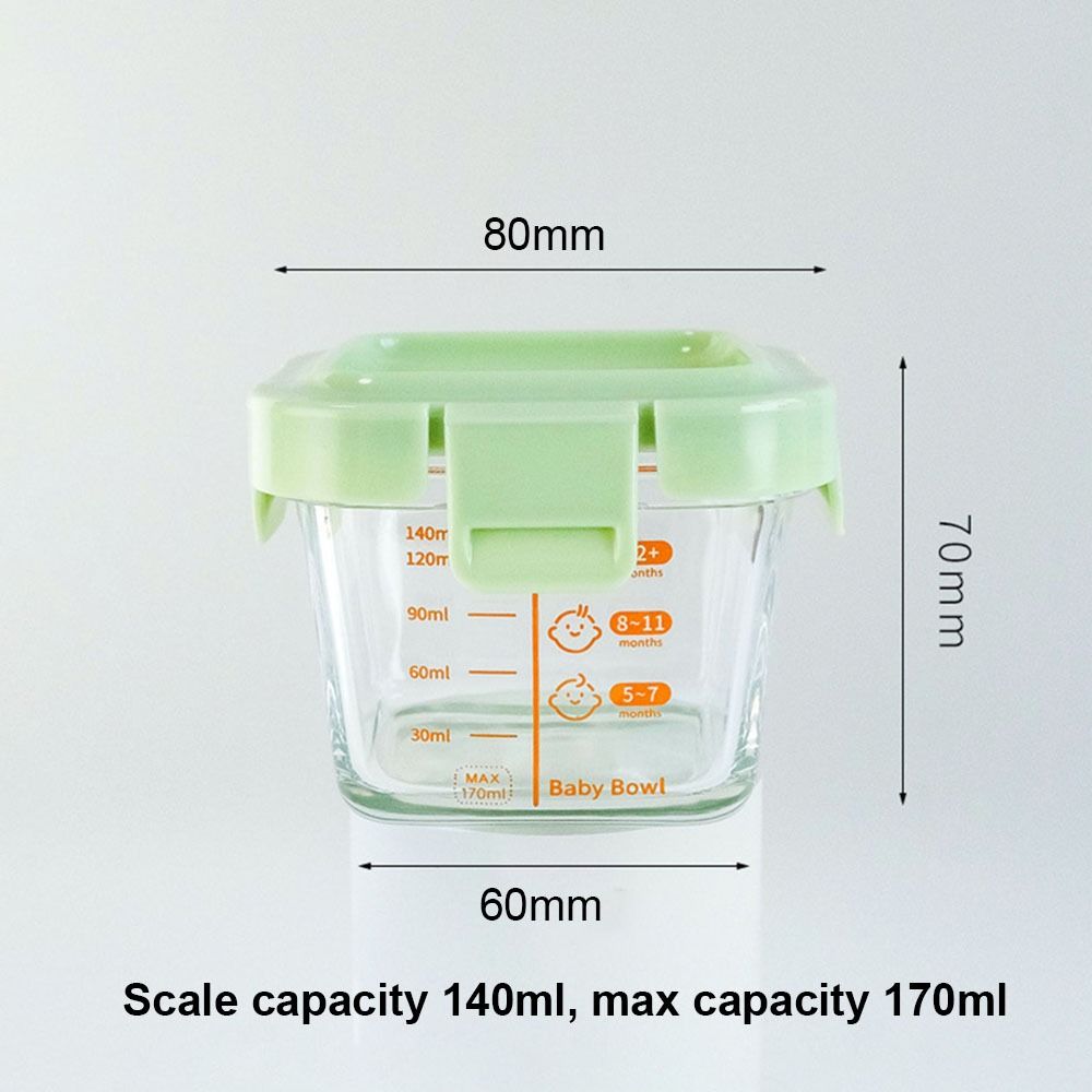 New 170ml Food Storage Box Fro - đánh giá và giá Baby Food Glass Jars