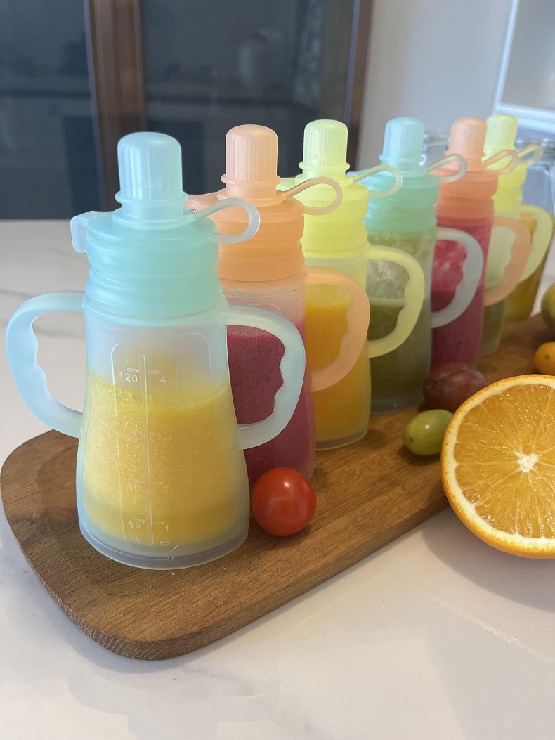 New Reusable Silicone Breast M - đánh giá và giá Baby Food Glass Jars