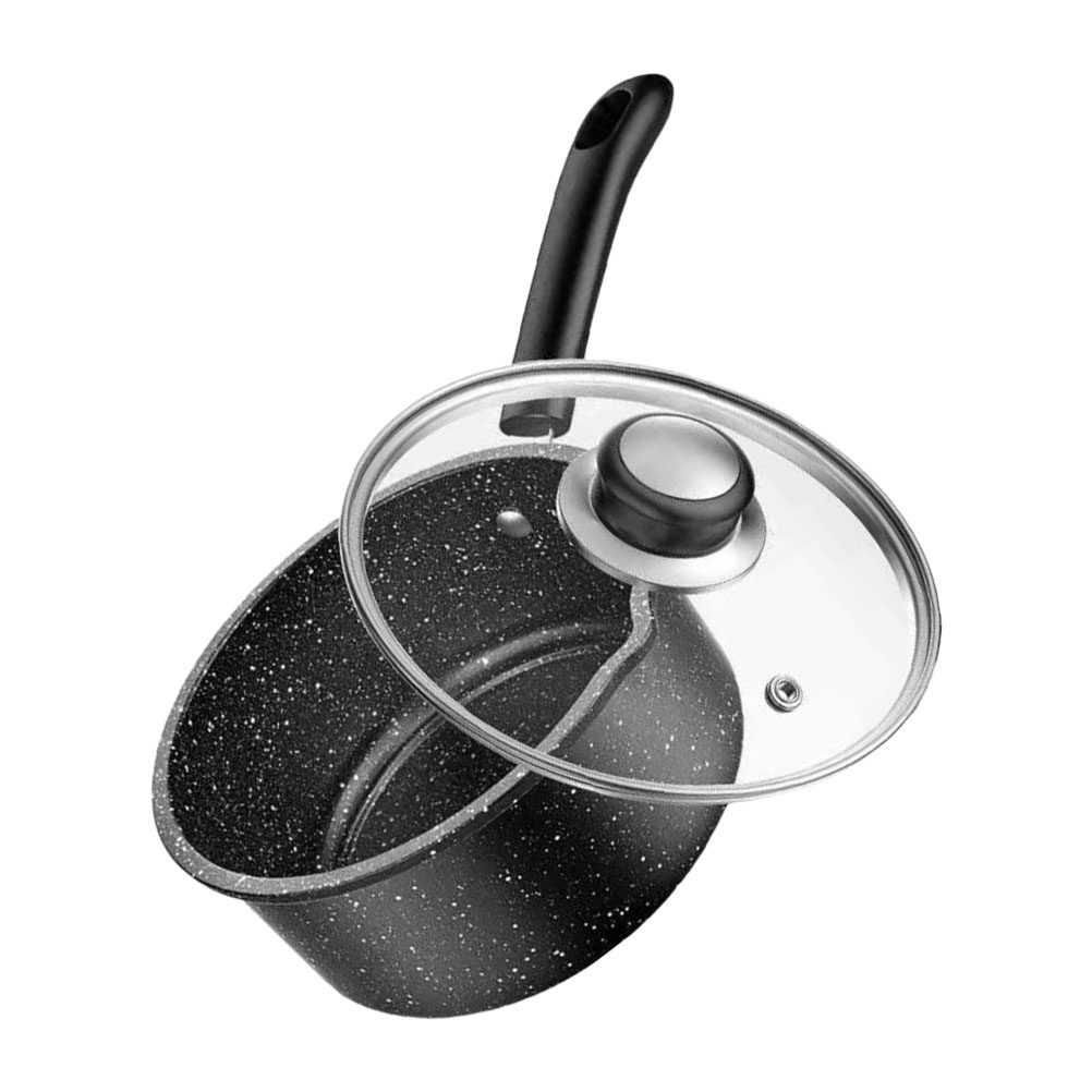 1Set Milk Pot Iron Glass Stone - đánh giá và giá Baby Kitchen Food