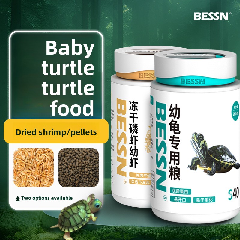 BESSN All-Stage Turtle Food wi - đánh giá và giá Baby Food Shrimp