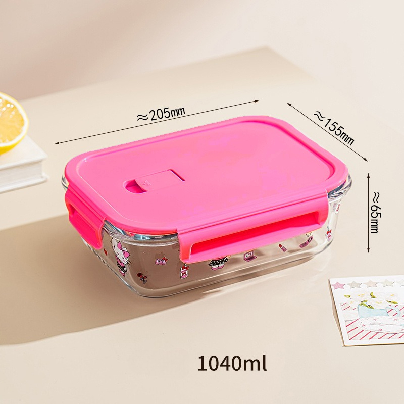 Sanrio's new Hello Kitty glass - đánh giá và giá Baby Food Containers Glass