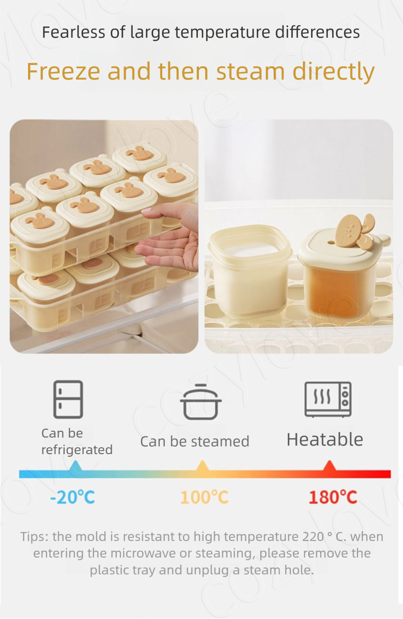Portable Baby Food Freezer Tra - đánh giá và giá Baby Food Hero