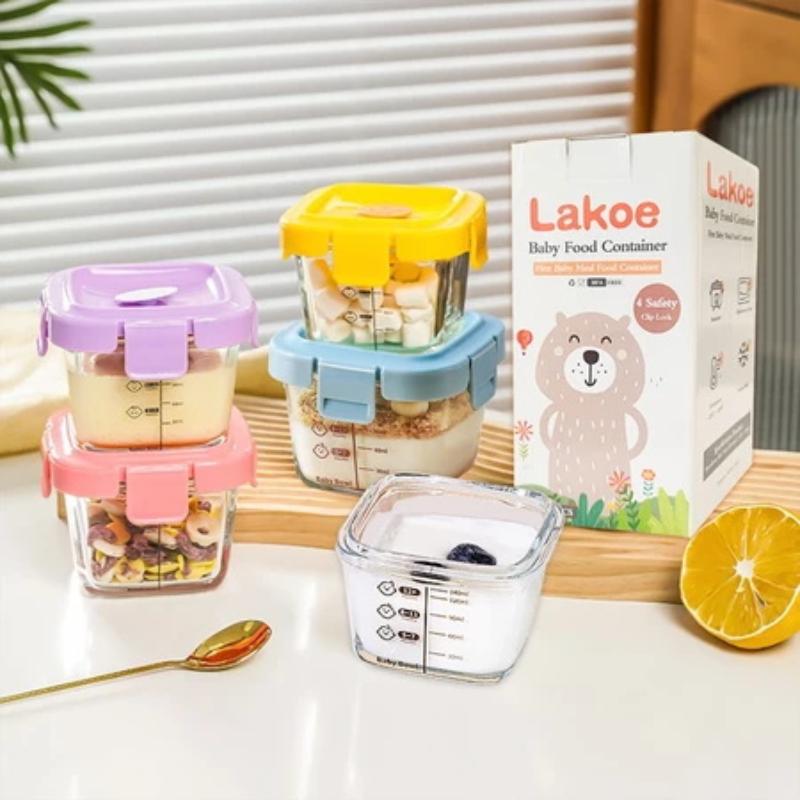 And Heat-resistant Storage Box - đánh giá và giá Baby Food Containers Glass