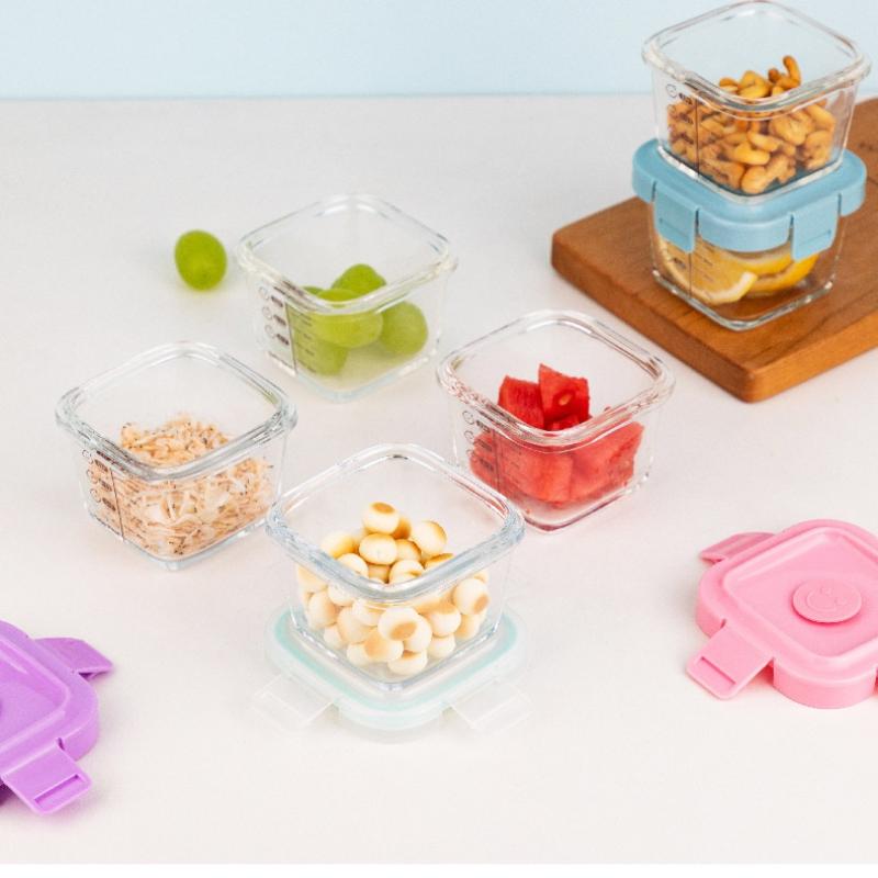 And Heat-resistant Storage Box - đánh giá và giá Baby Food Containers Glass