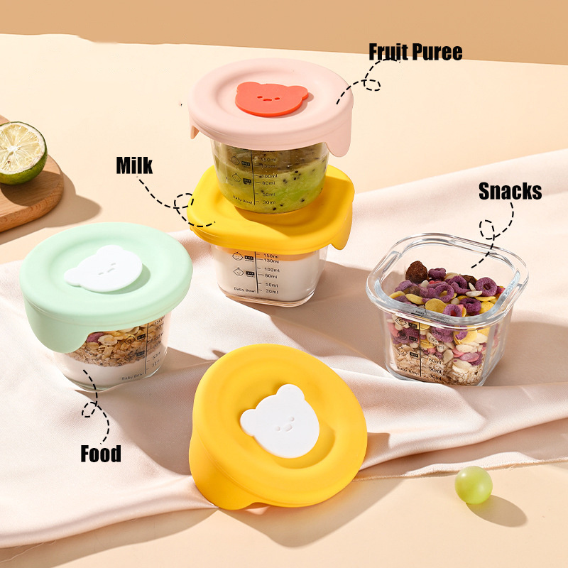 180ml Glass Baby Food Storage  - đánh giá và giá Baby Food Glass Jars