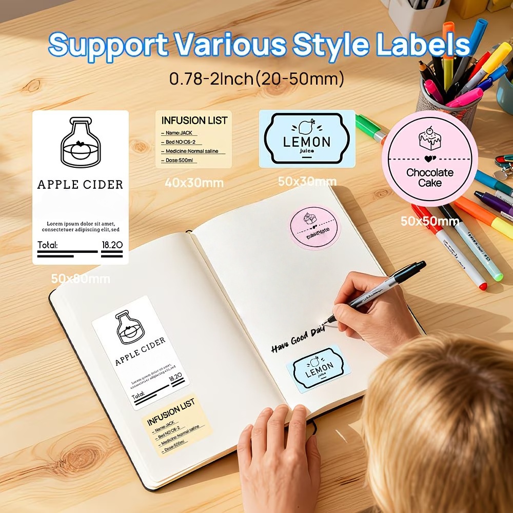 58mm Mini Portable Thermal Pri - đánh giá và giá Baby Food Label