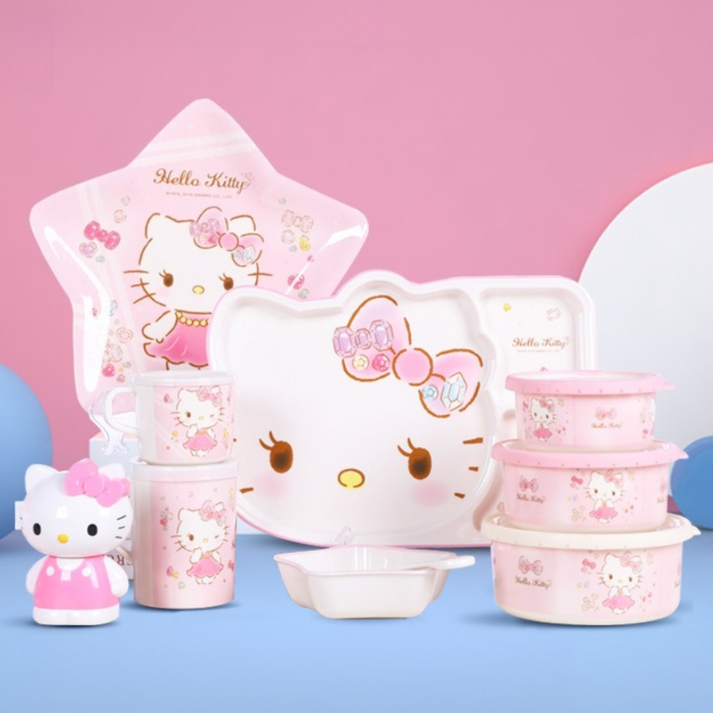 Sanrio Tableware Hello Kitty T - đánh giá và giá Baby Food Universe