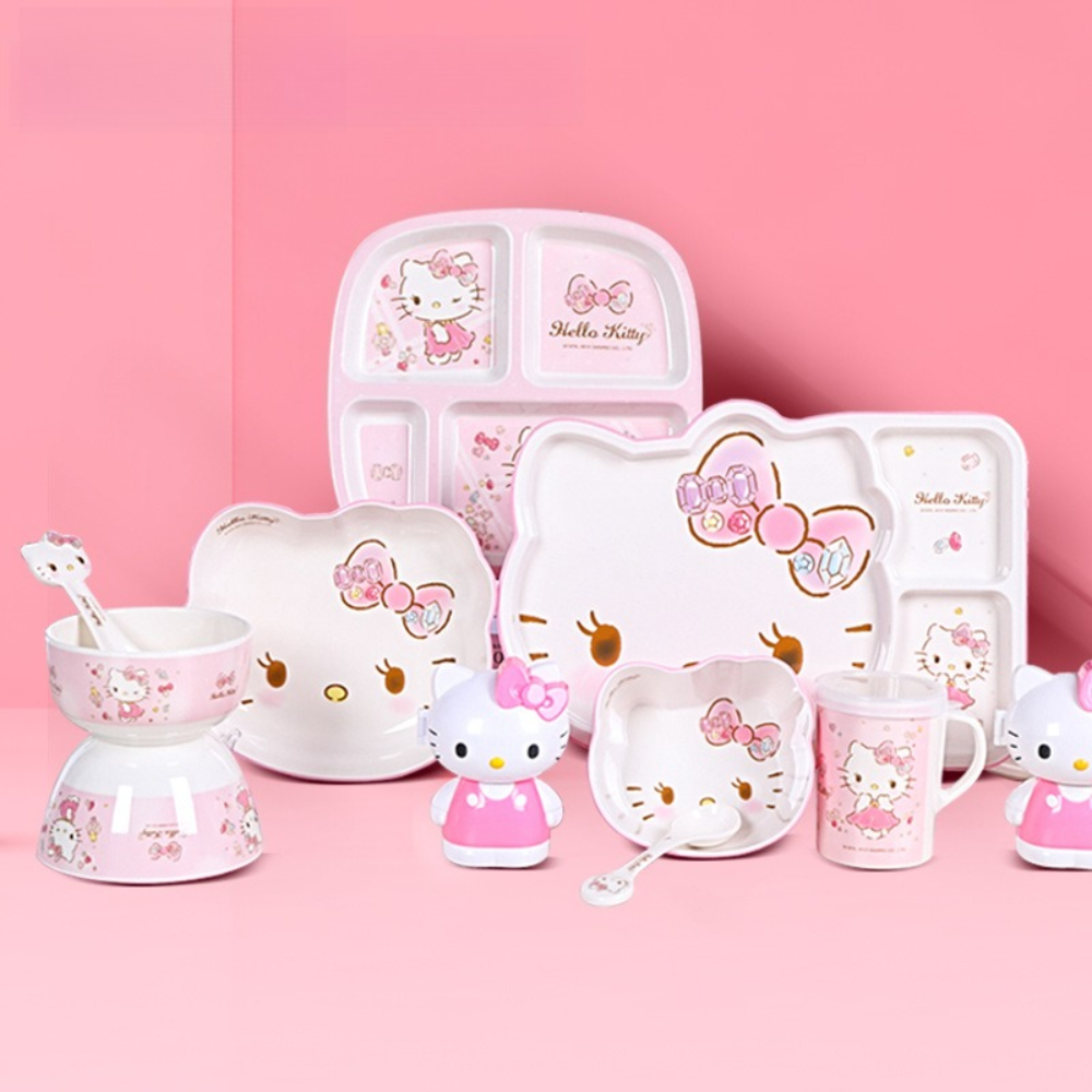 Sanrio Tableware Hello Kitty T - đánh giá và giá Baby Food Universe