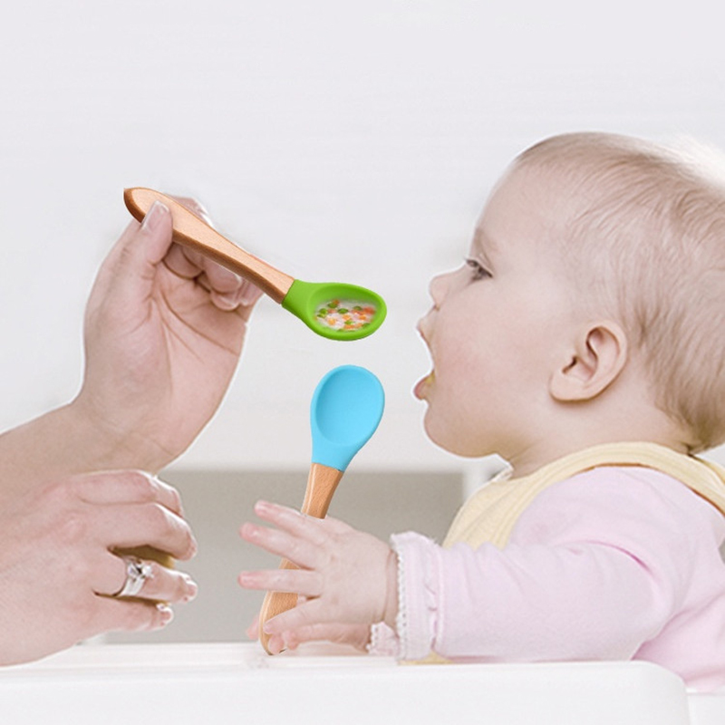 2Pcs/Set Baby Silicone Spoon F - đánh giá và giá Baby Kitchen Food