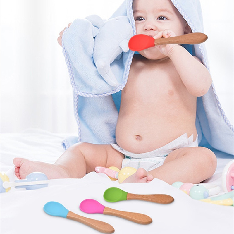 2Pcs/Set Baby Silicone Spoon F - đánh giá và giá Baby Kitchen Food