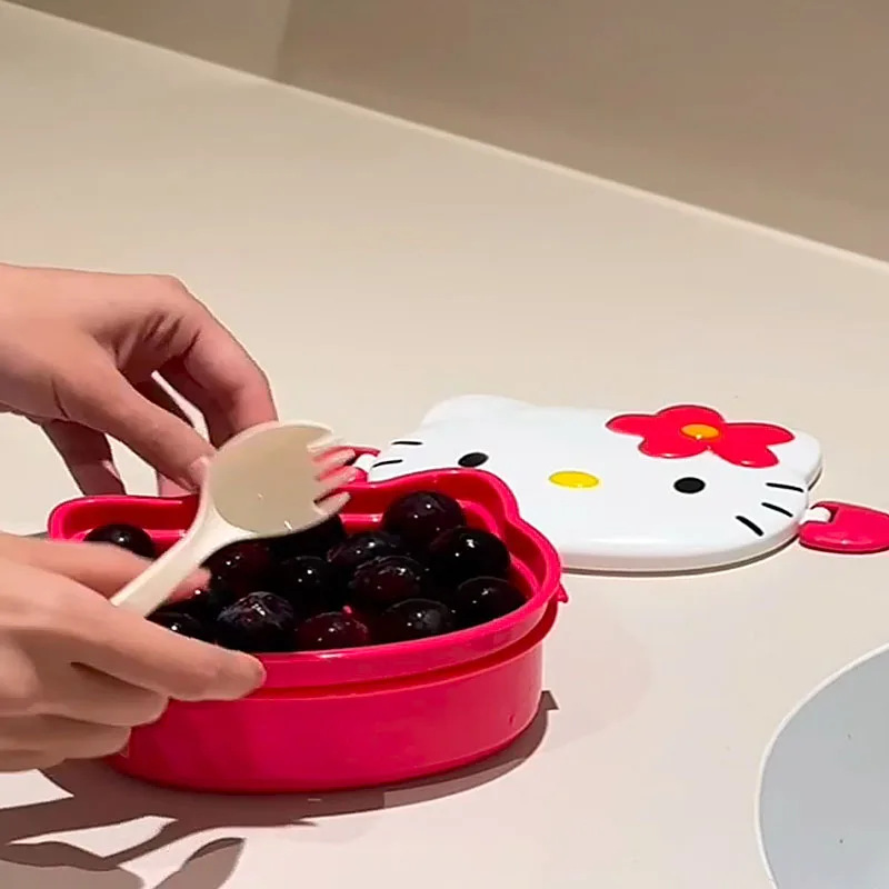 Cute Hello Kitty Shaped Lunch  - đánh giá và giá Baby Food Containers Glass