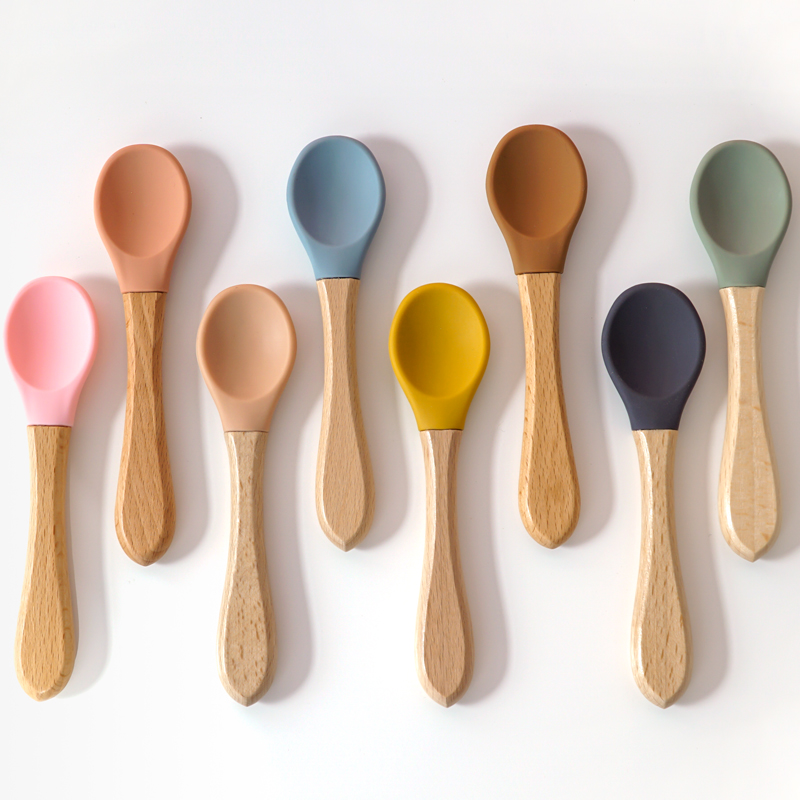 Cho Ăn Bằng Gỗ Tay Cầm Muỗng S - đánh giá và giá Baby Kitchen Food