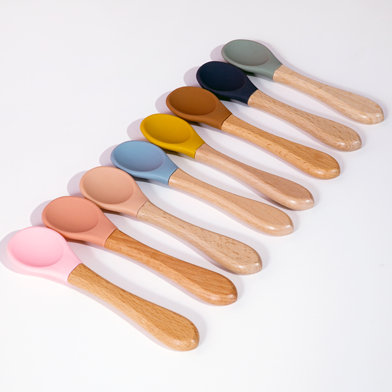Cho Ăn Bằng Gỗ Tay Cầm Muỗng S - đánh giá và giá Baby Kitchen Food