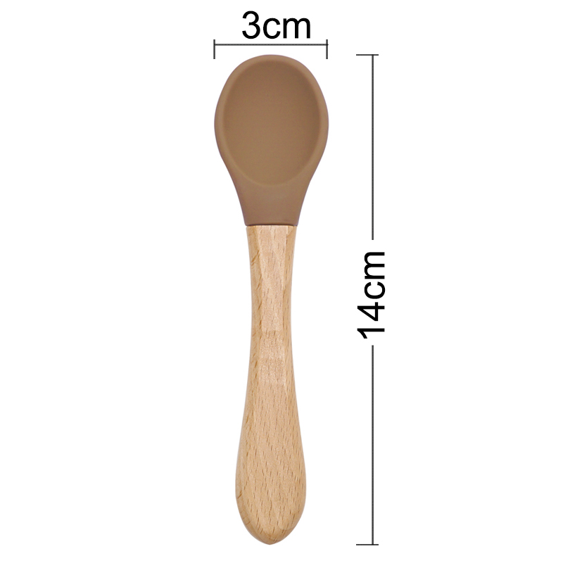 Cho Ăn Bằng Gỗ Tay Cầm Muỗng S - đánh giá và giá Baby Kitchen Food