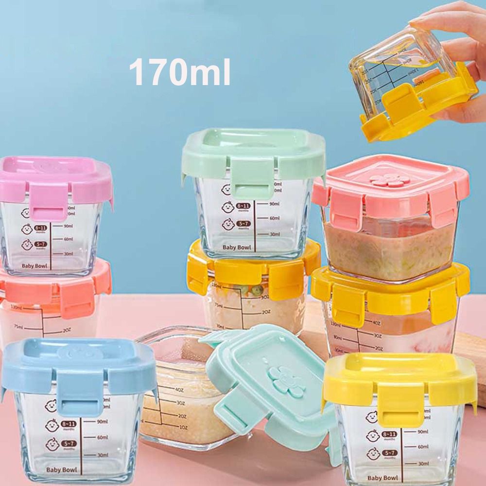 Fashion 170ml Food Storage Box - đánh giá và giá Baby Food Glass Jars