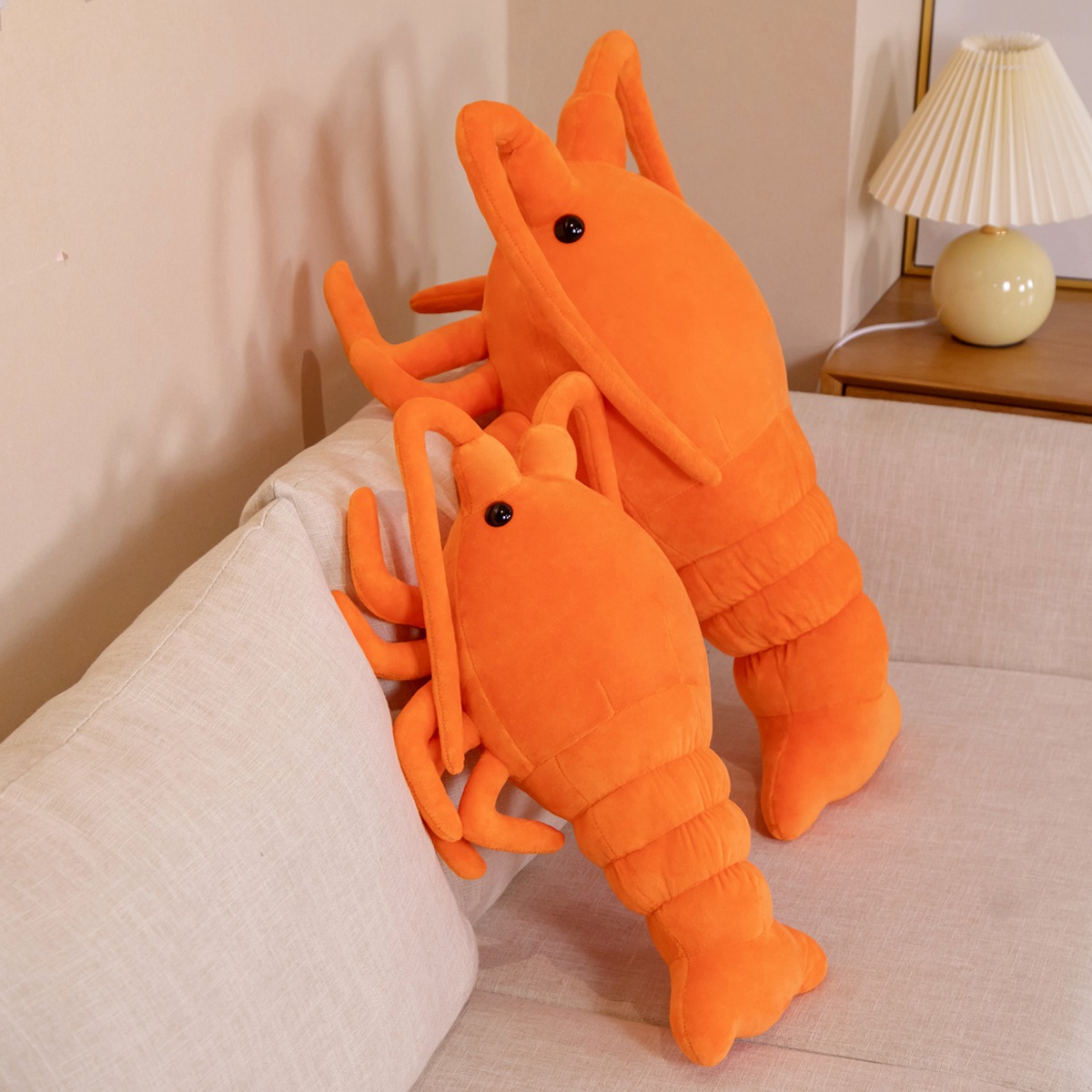50-65Cm Sáng Tạo Mô Phỏng Tôm  - đánh giá và giá Baby Food Shrimp