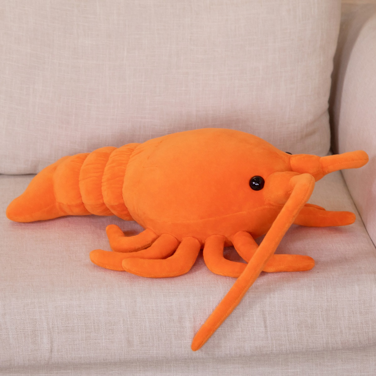 50-65Cm Sáng Tạo Mô Phỏng Tôm  - đánh giá và giá Baby Food Shrimp